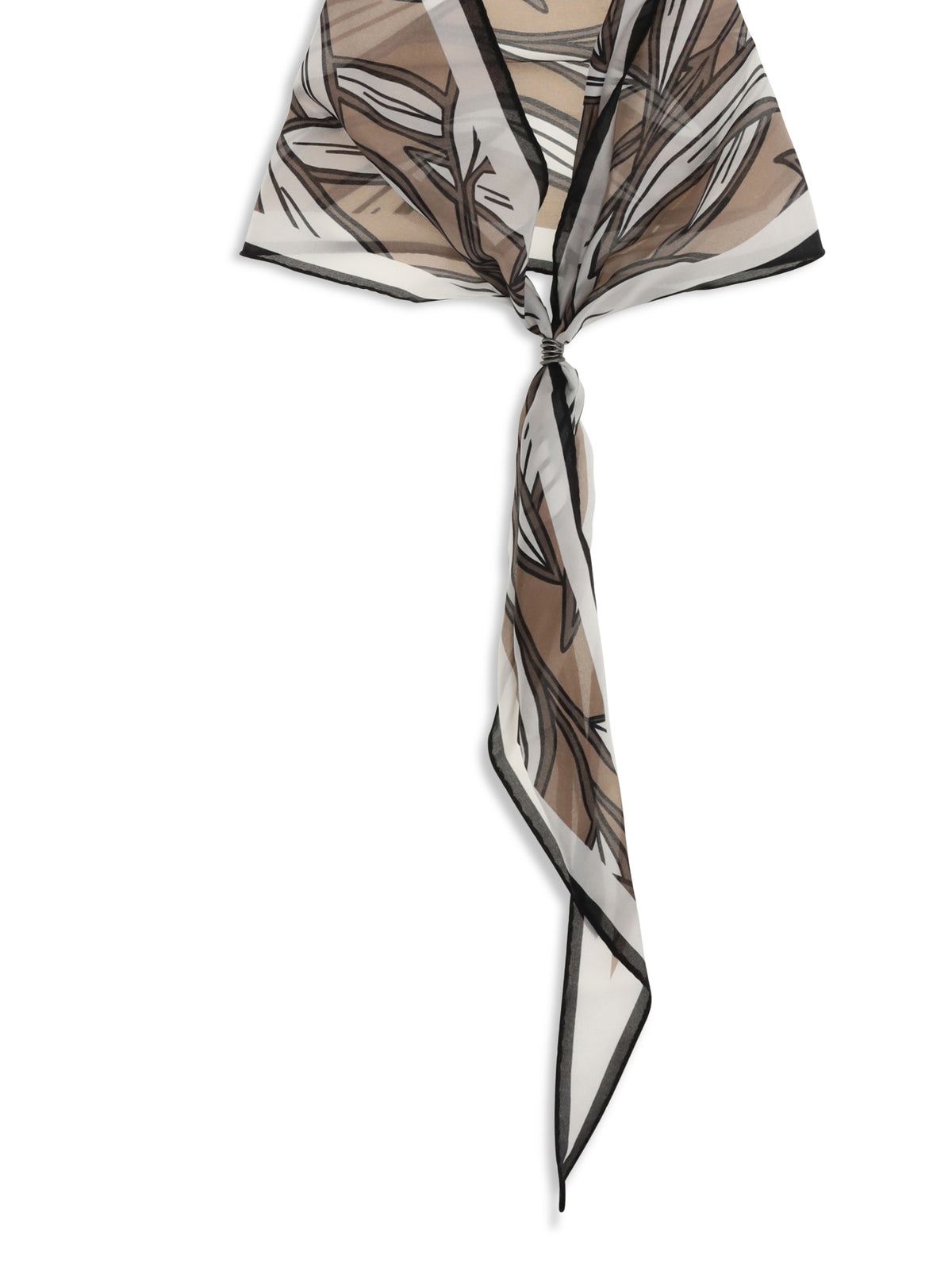 BRUNELLO CUCINELLI Brunello Cucinelli Women Silk Tropical Print Bandeau