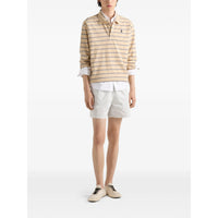 Prada Neutrals Polo Shirts Men