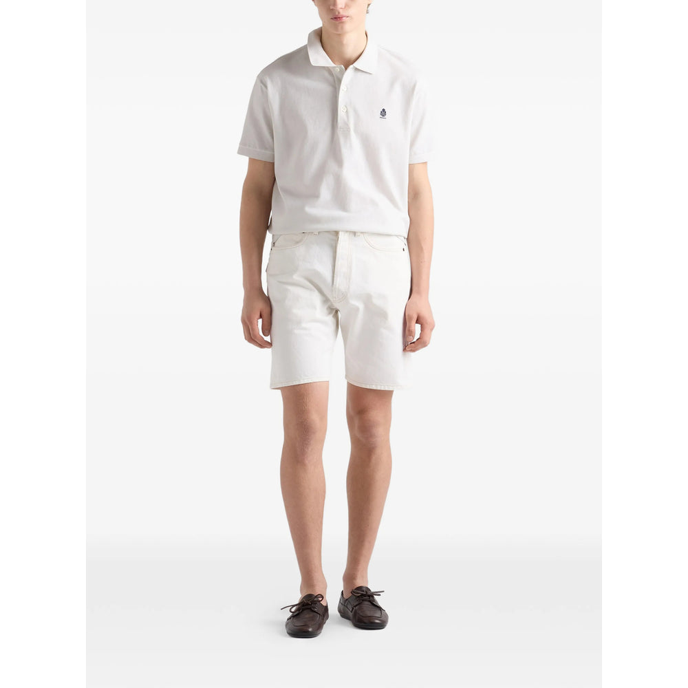 Prada Neutrals Polo Shirts Men