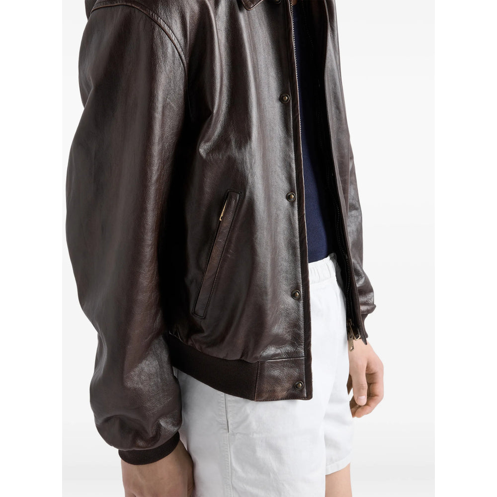 Prada Brown Jackets - Bomber Jackets Men