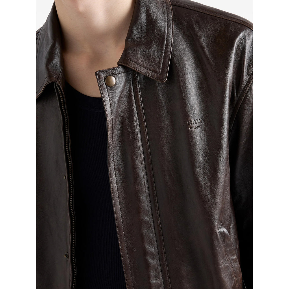 Prada Brown Jackets - Bomber Jackets Men