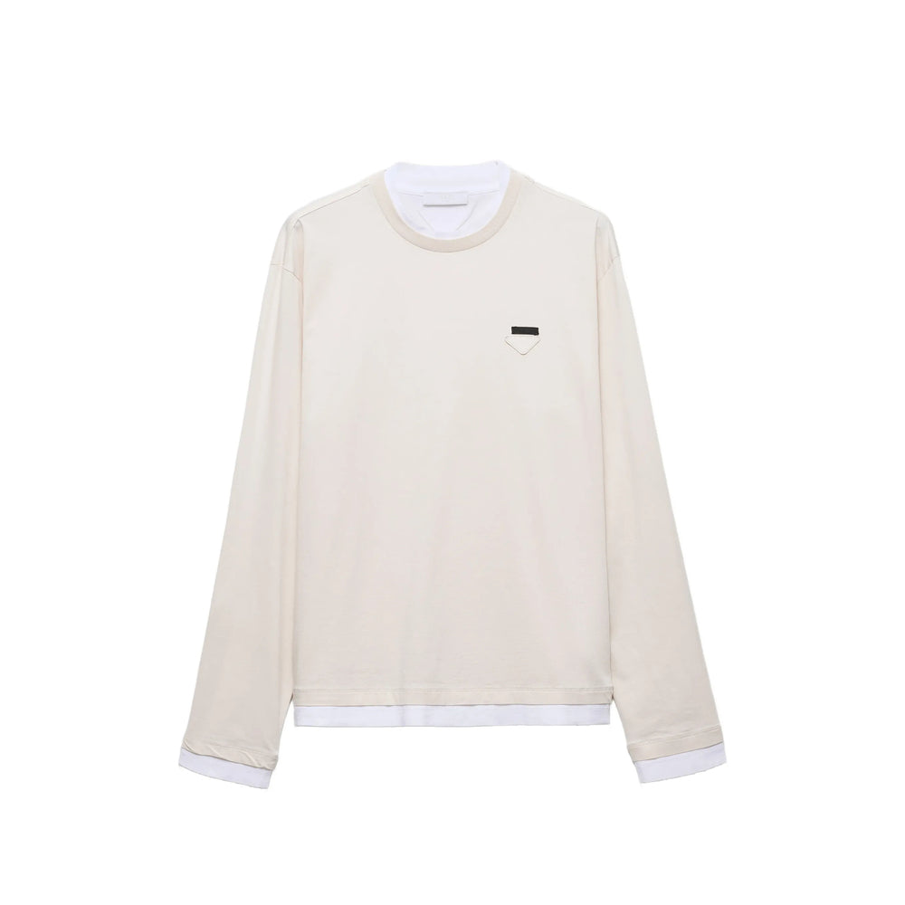 Prada Neutrals T-Shirts & Vests - T-Shirts Men