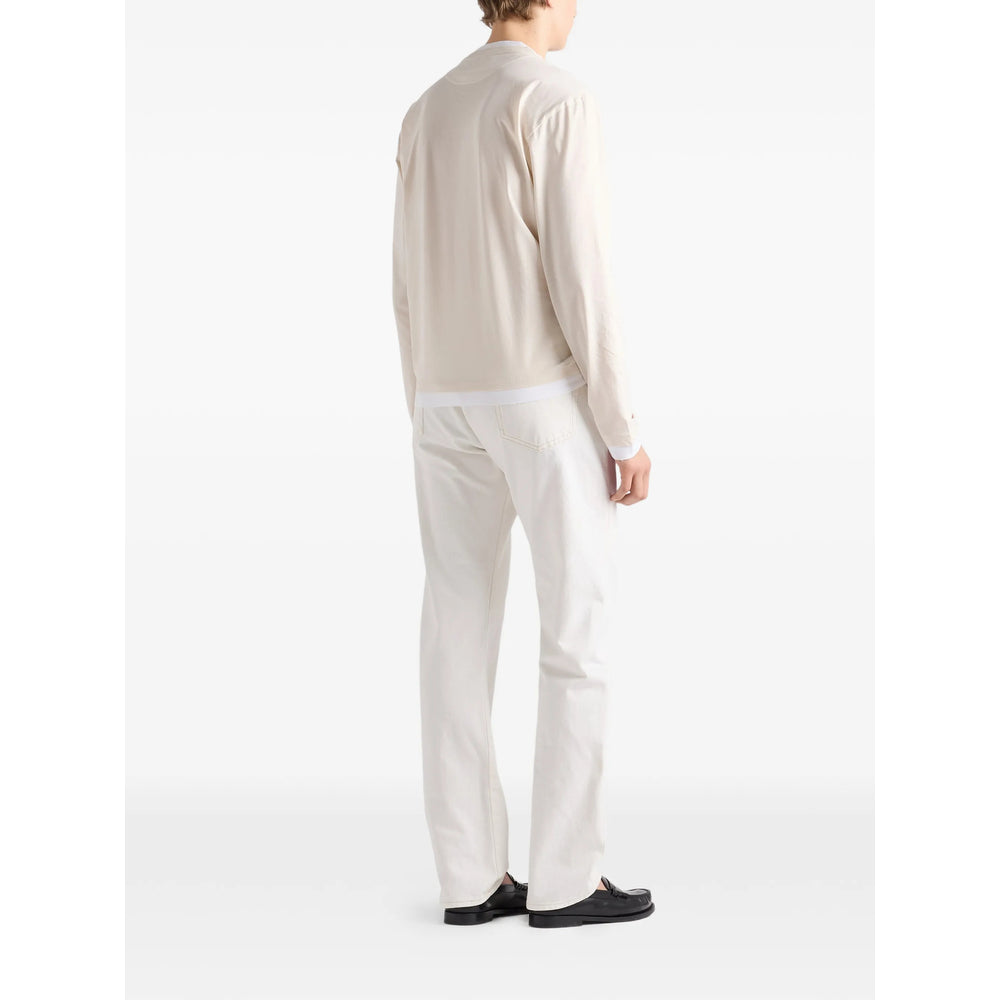 Prada Neutrals T-Shirts & Vests - T-Shirts Men