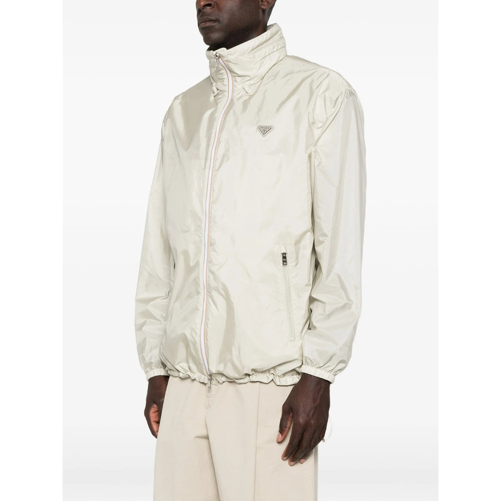 Prada Neutrals Jackets - Lightweight Jackets Men