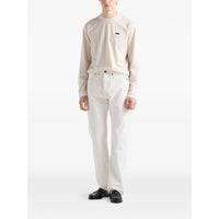 Prada White Trousers - Tailored Trousers Men