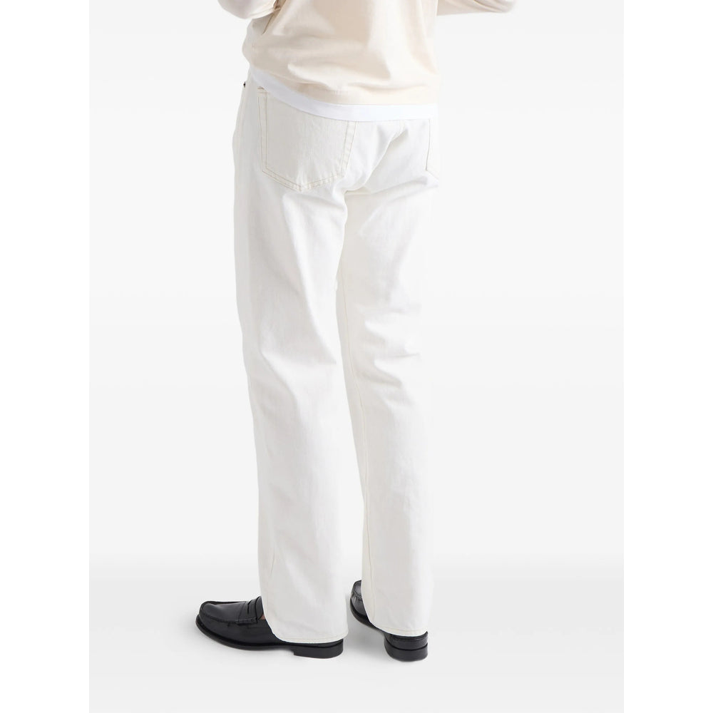 Prada White Trousers - Tailored Trousers Men