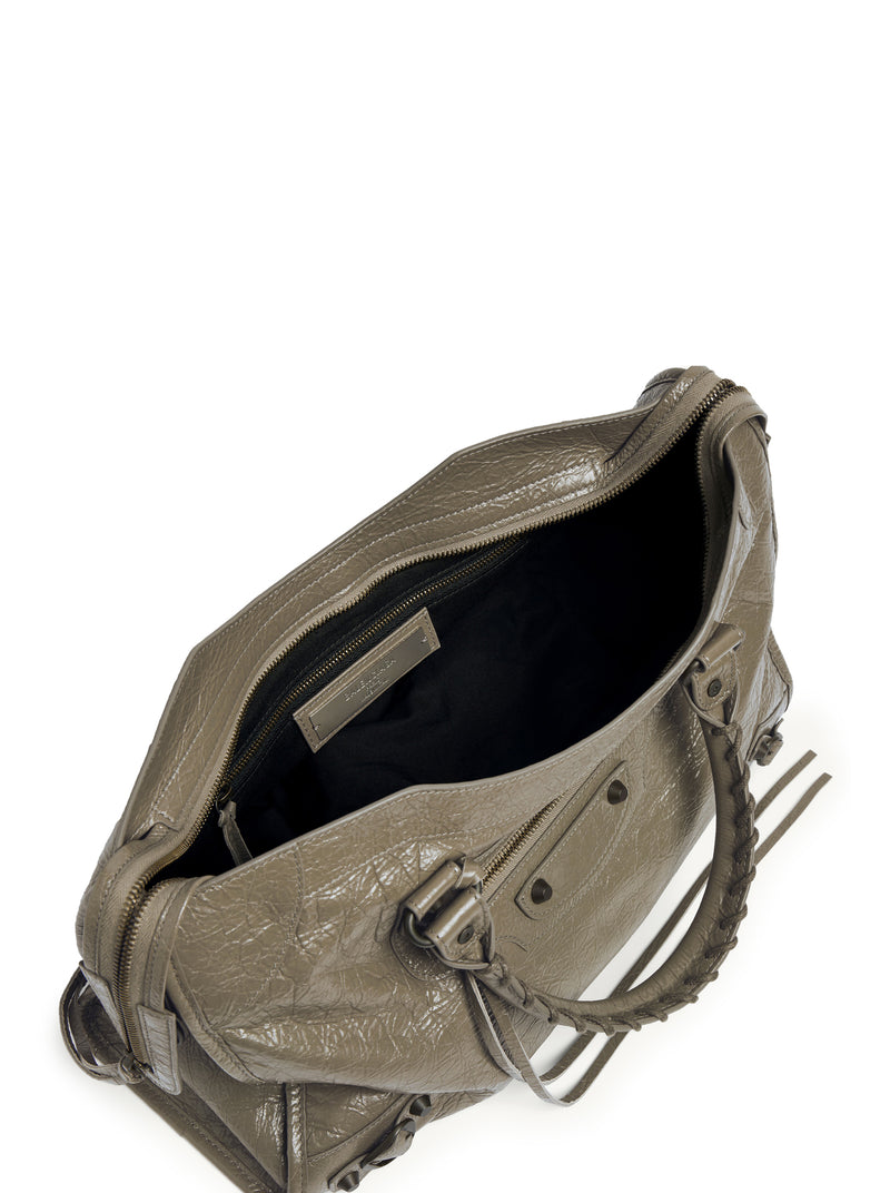 Balenciaga Women Women`S Le City Medium Bag In Military Green