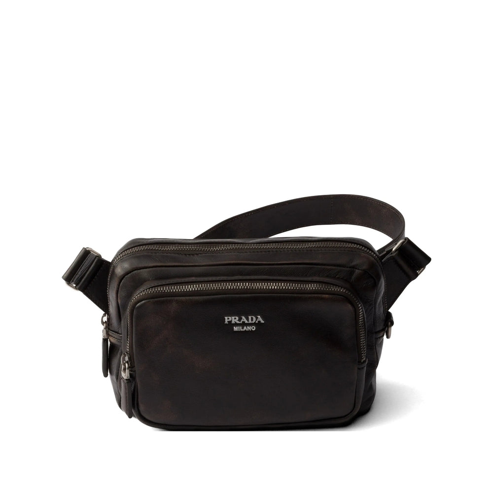 Prada Brown Shoulder Bags Men