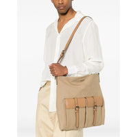 Prada Neutrals Shoulder Bags Men