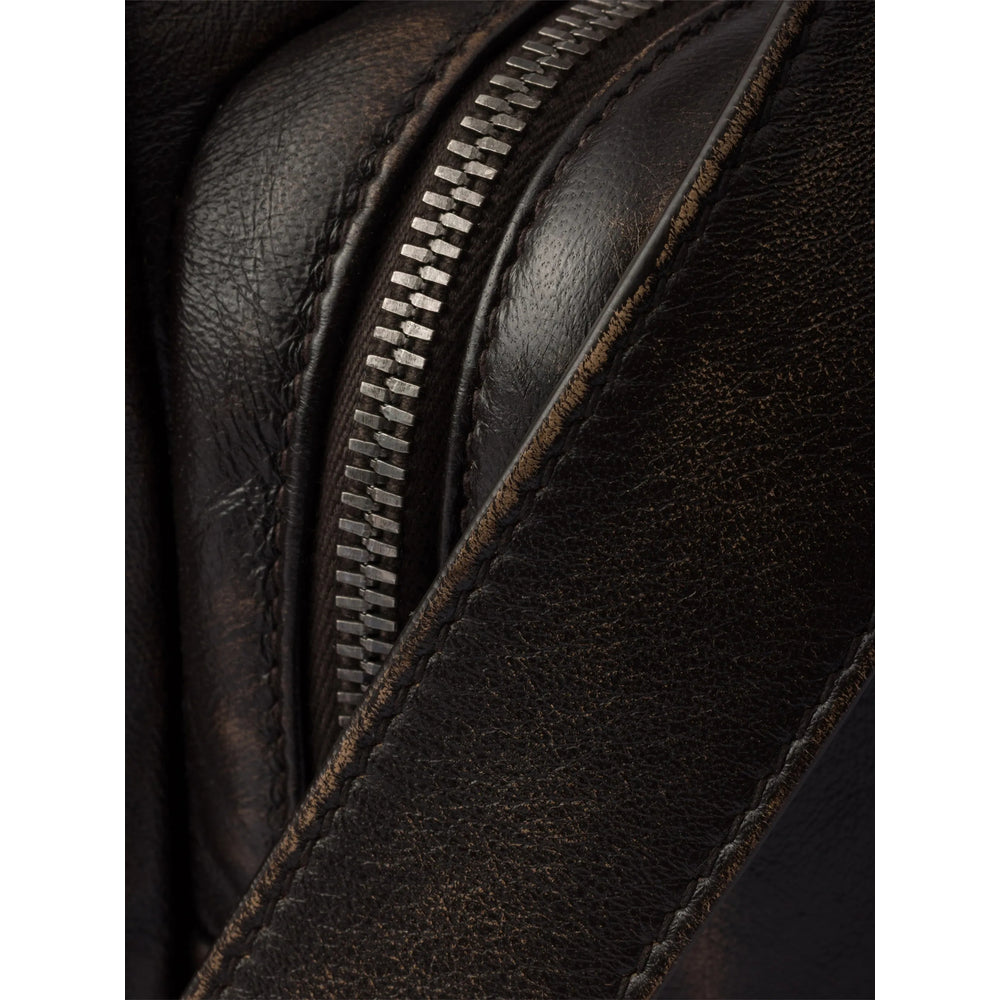 Prada Brown Luggage & Holdalls Men