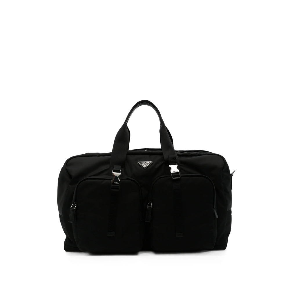 Prada Black Luggage & Holdalls Men