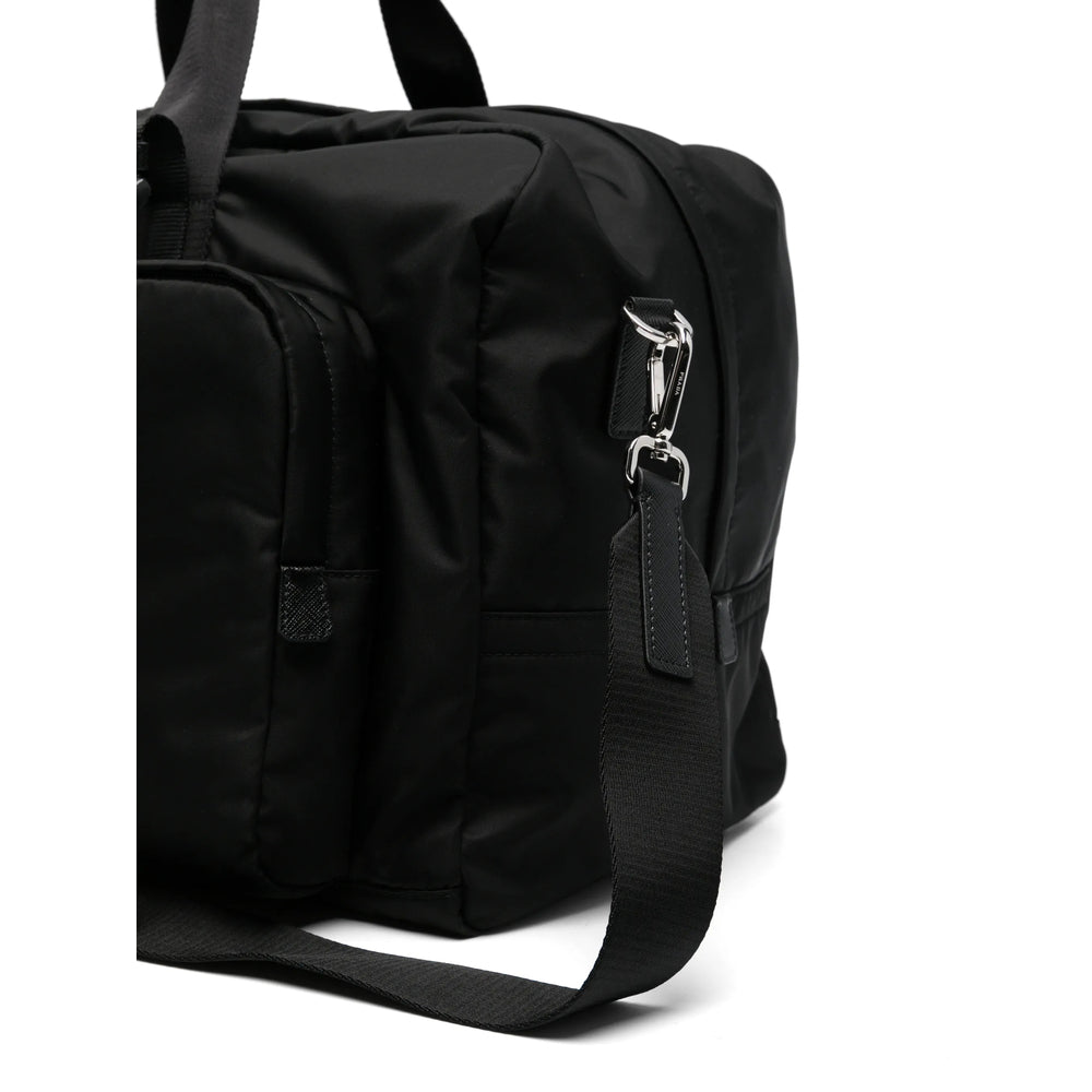 Prada Black Luggage & Holdalls Men