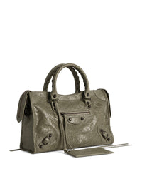 Balenciaga Balenciaga Women Le City Small Bag In Arena Lambskin With Brass Finishing
