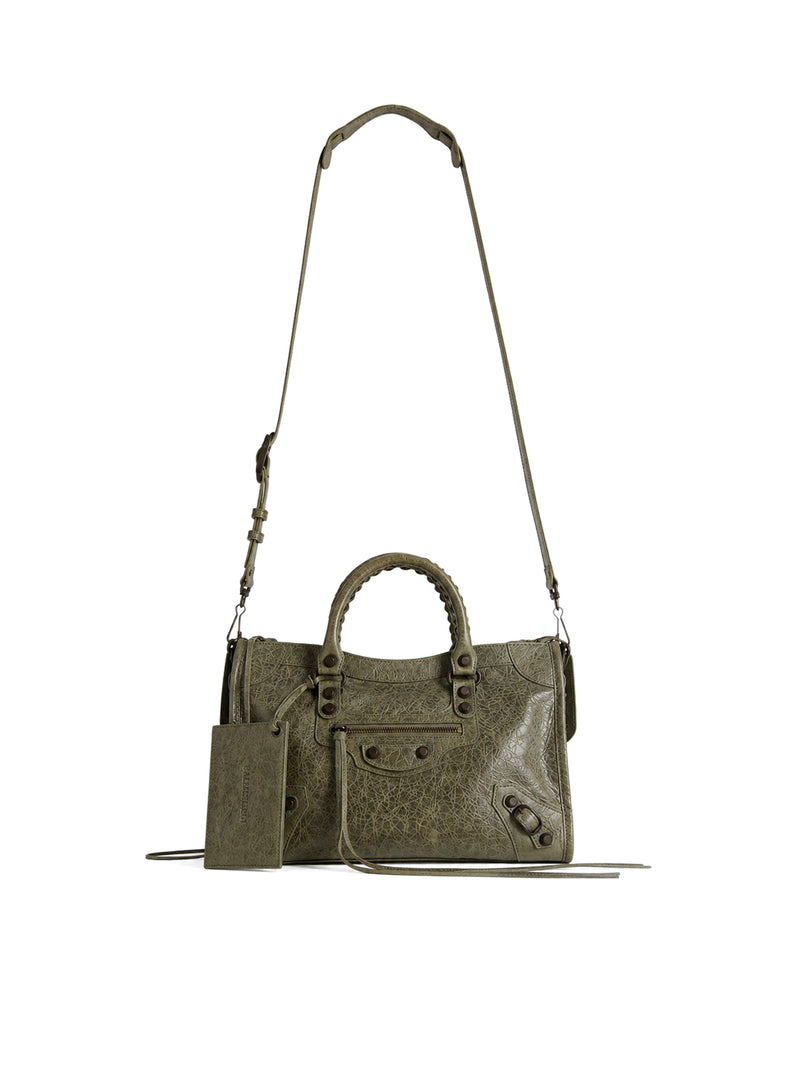 Balenciaga Balenciaga Women Le City Small Bag In Arena Lambskin With Brass Finishing