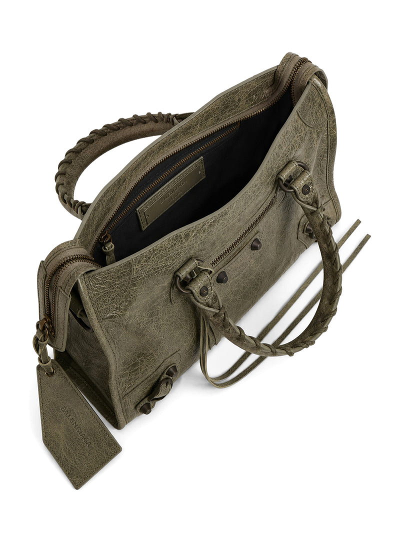 Balenciaga Balenciaga Women Le City Small Bag In Arena Lambskin With Brass Finishing