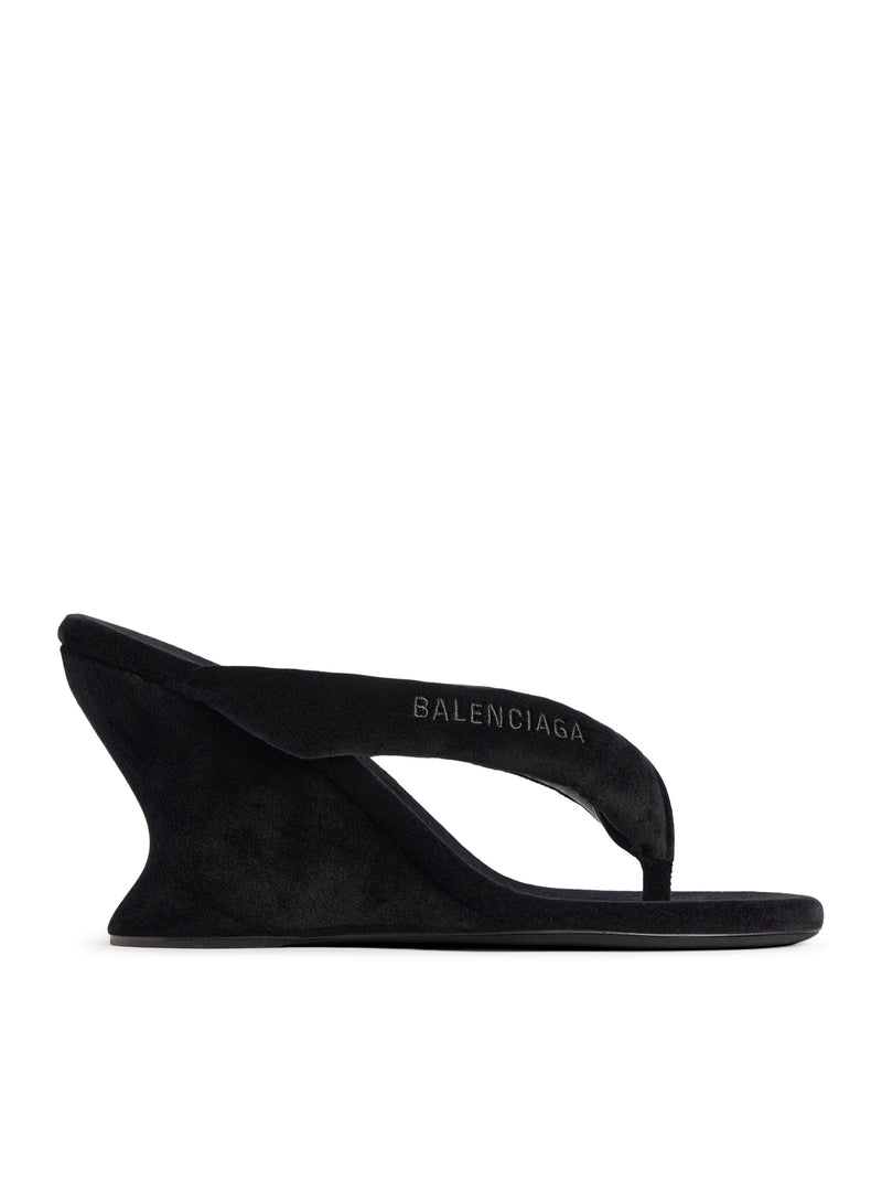 Balenciaga Women Gaeta Wedge Flip-Flops