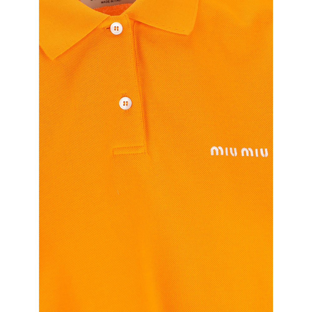 Miu Miu Miu Miu Orange Tops - Polo Tops Women