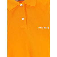 Miu Miu Miu Miu Orange Tops - Polo Tops Women