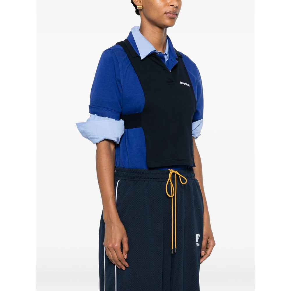 Miu Miu Miu Miu Black Tops - Vests & Tank Tops Women