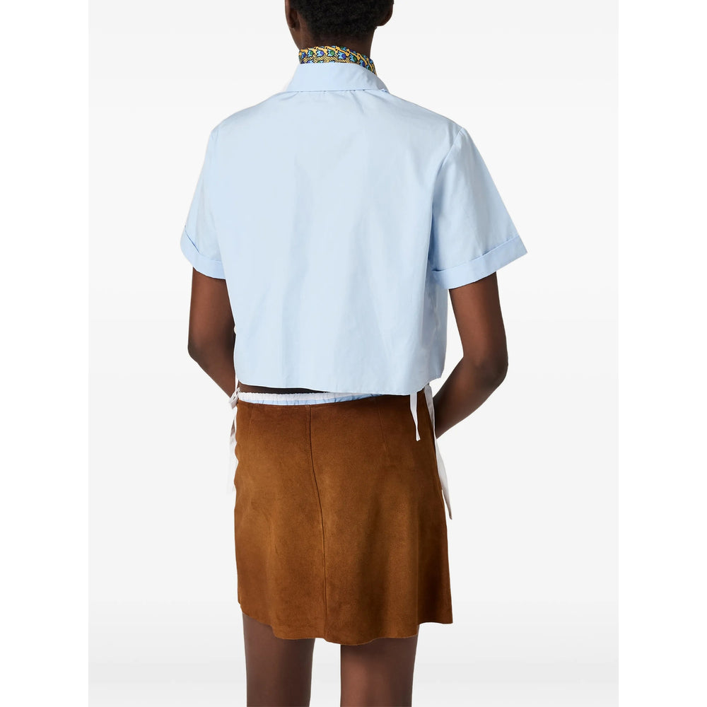 Miu Miu Blue Tops - Shirts Women