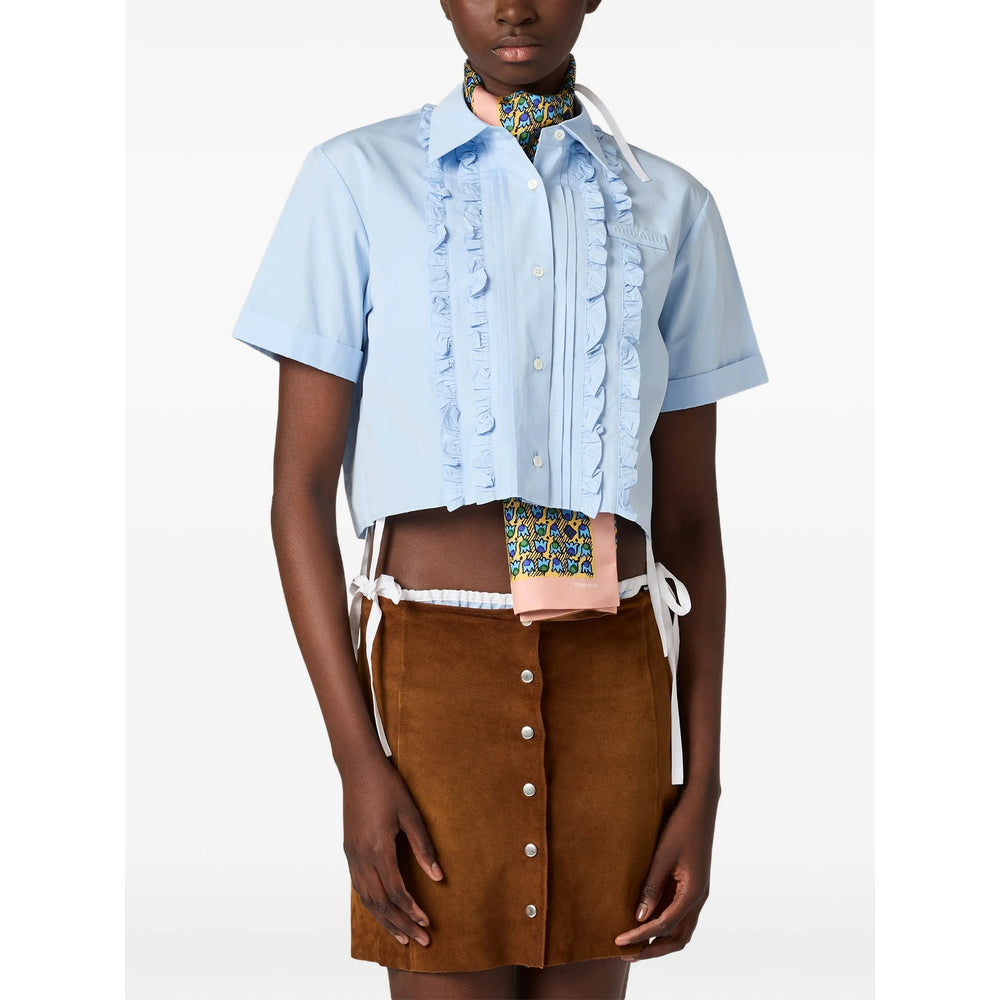 Miu Miu Blue Tops - Shirts Women