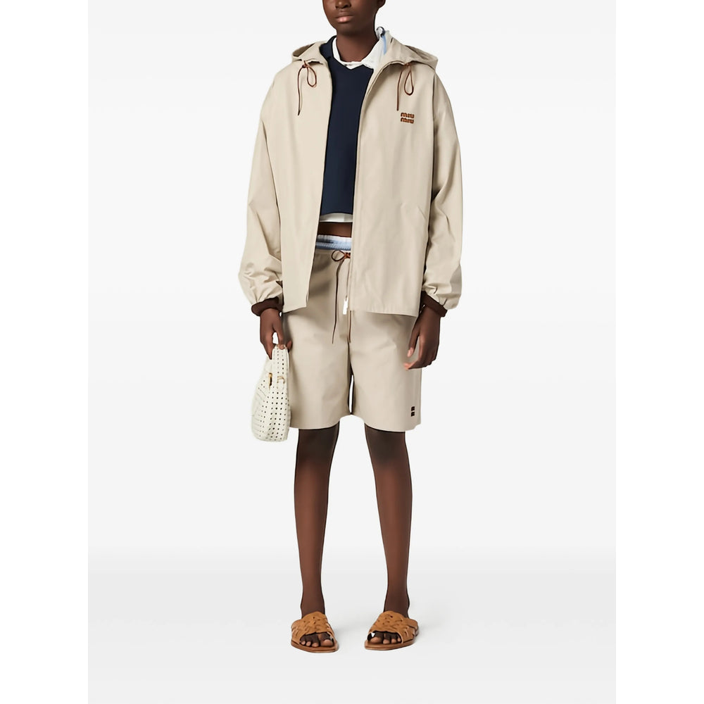 Miu Miu Neutrals Jackets - Oversized Jackets Women