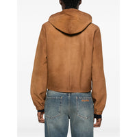 Miu Miu Brown Jackets - Leather Jackets Women