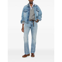 Miu Miu Miu Miu Blue Denim - Straight-Leg Jeans Women