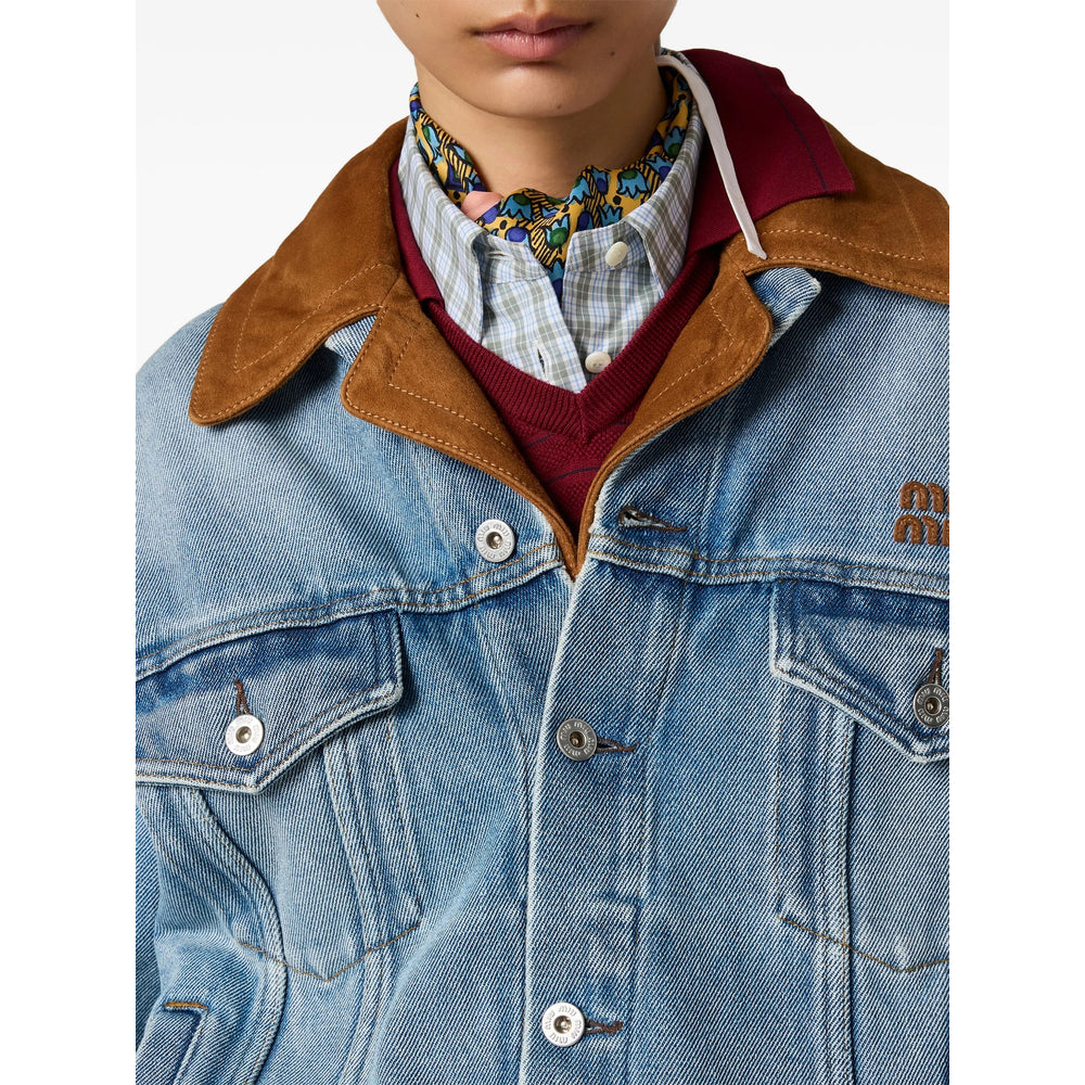 Miu Miu Blue Coats - Oversized Coats Women