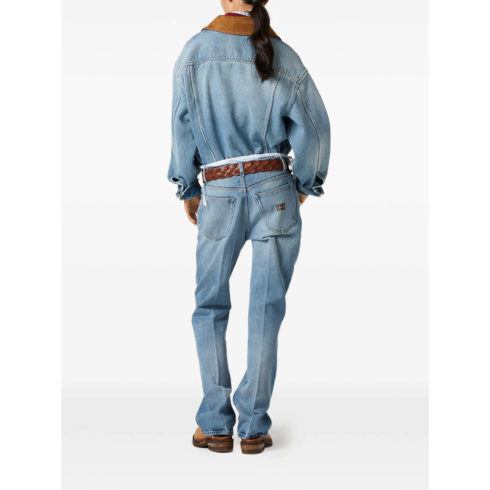 Miu Miu Blue Coats - Oversized Coats Women