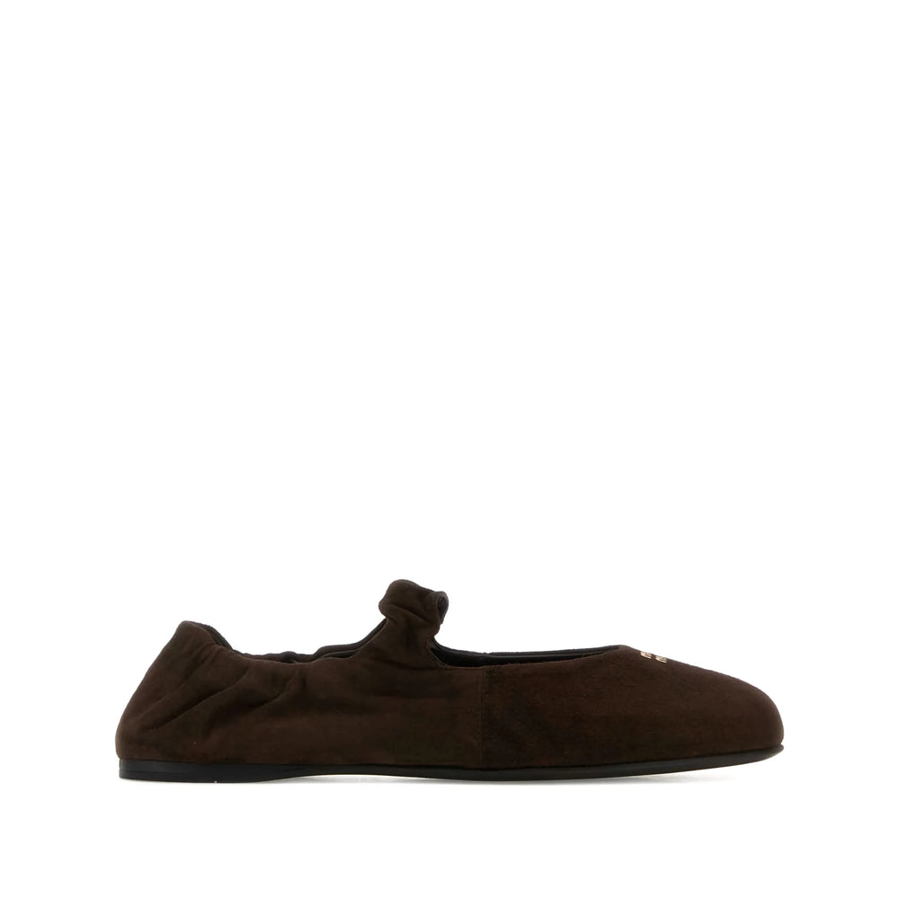 Miu Miu Brown Ballet Flats Women
