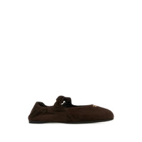 Miu Miu Brown Ballet Flats Women