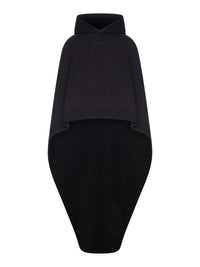 Balenciaga Balenciaga Women Oversized Asymmetric Hooded Sweatshirt Cape