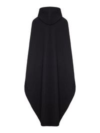 Balenciaga Balenciaga Women Oversized Asymmetric Hooded Sweatshirt Cape
