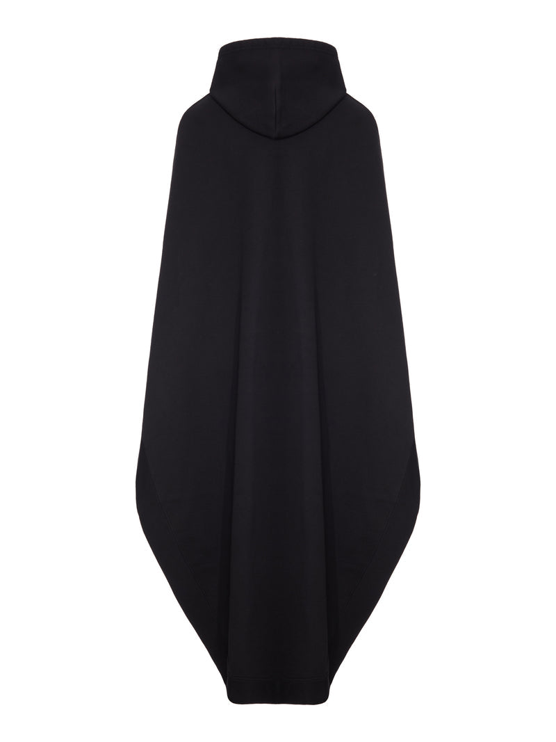 Balenciaga Balenciaga Women Oversized Asymmetric Hooded Sweatshirt Cape