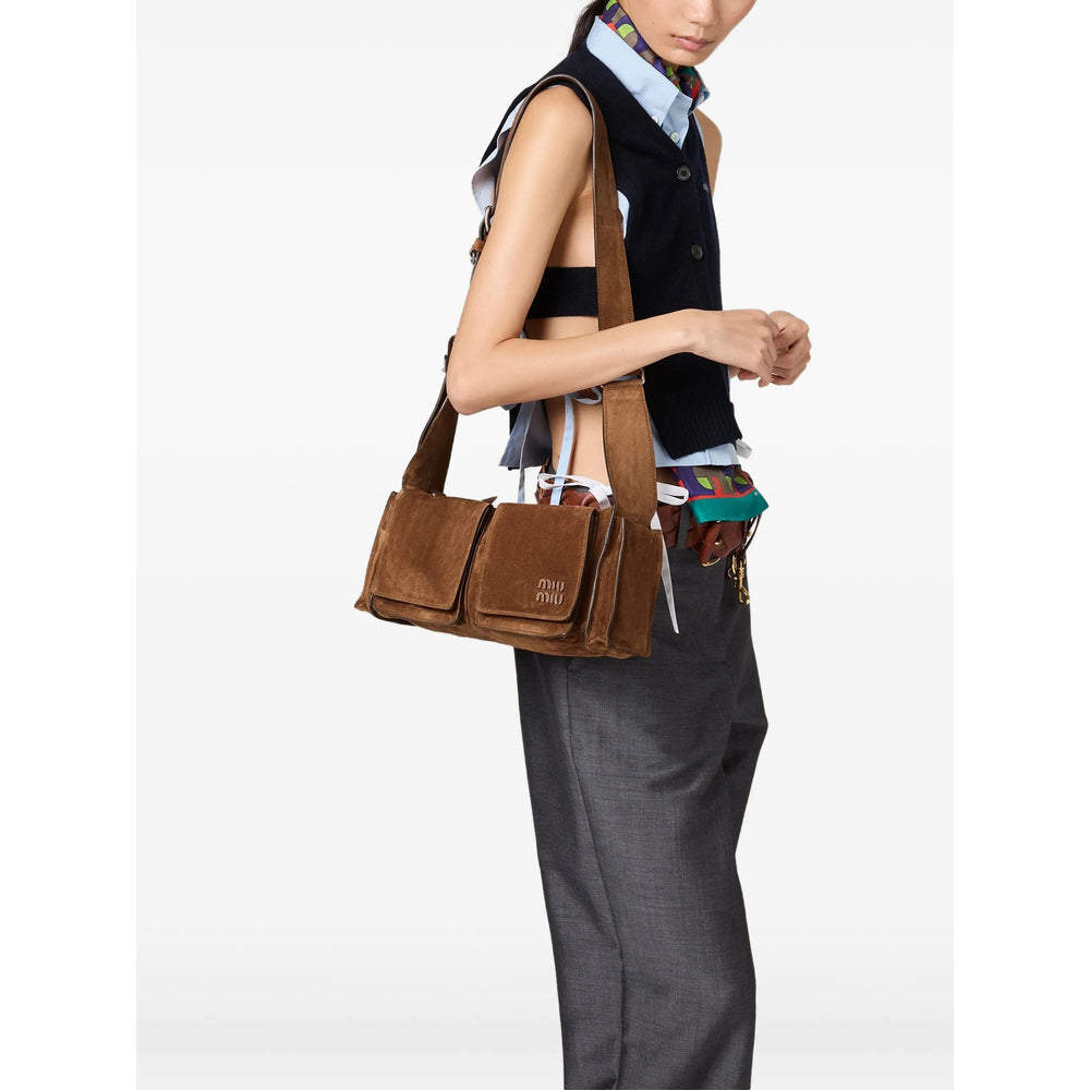 Miu Miu Brown Shoulder Bags Women