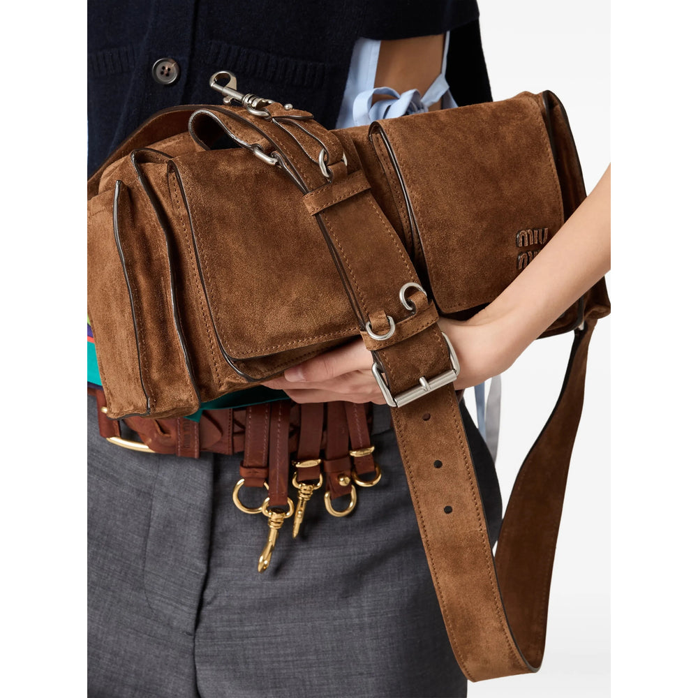 Miu Miu Brown Shoulder Bags Women
