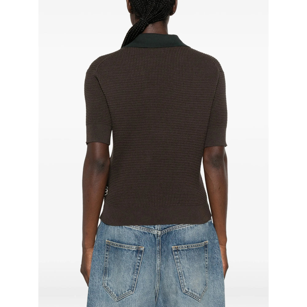Jw Anderson Jw Anderson Green Tops - Polo Tops Women