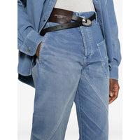 Jw Anderson Jw Anderson Blue Denim - Wide-Leg Jeans Women
