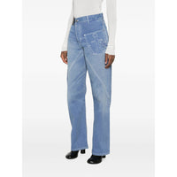 Jw Anderson Jw Anderson Blue Denim - Wide-Leg Jeans Women