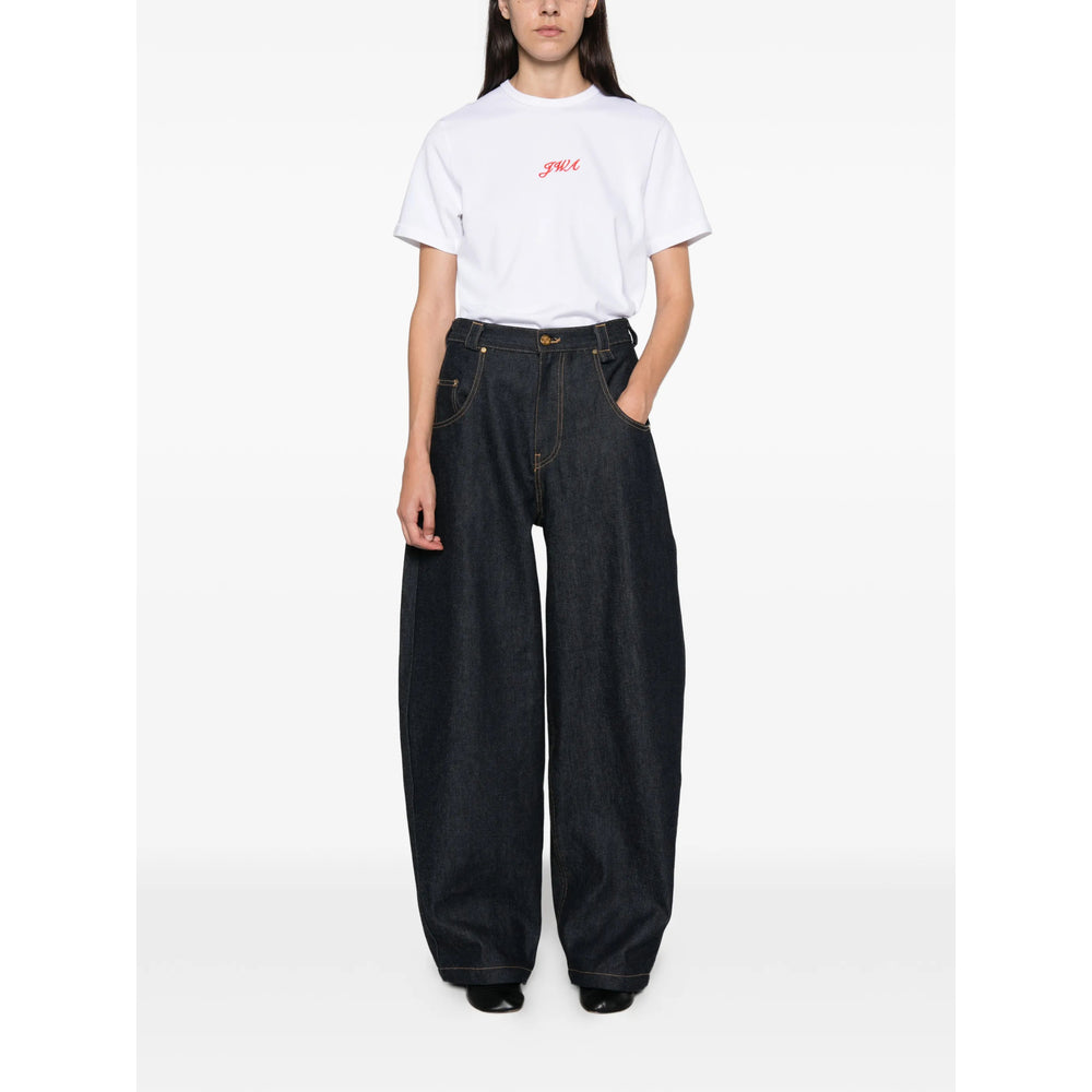 Jw Anderson Jw Anderson White Tops - T-Shirts & Jerseys Women