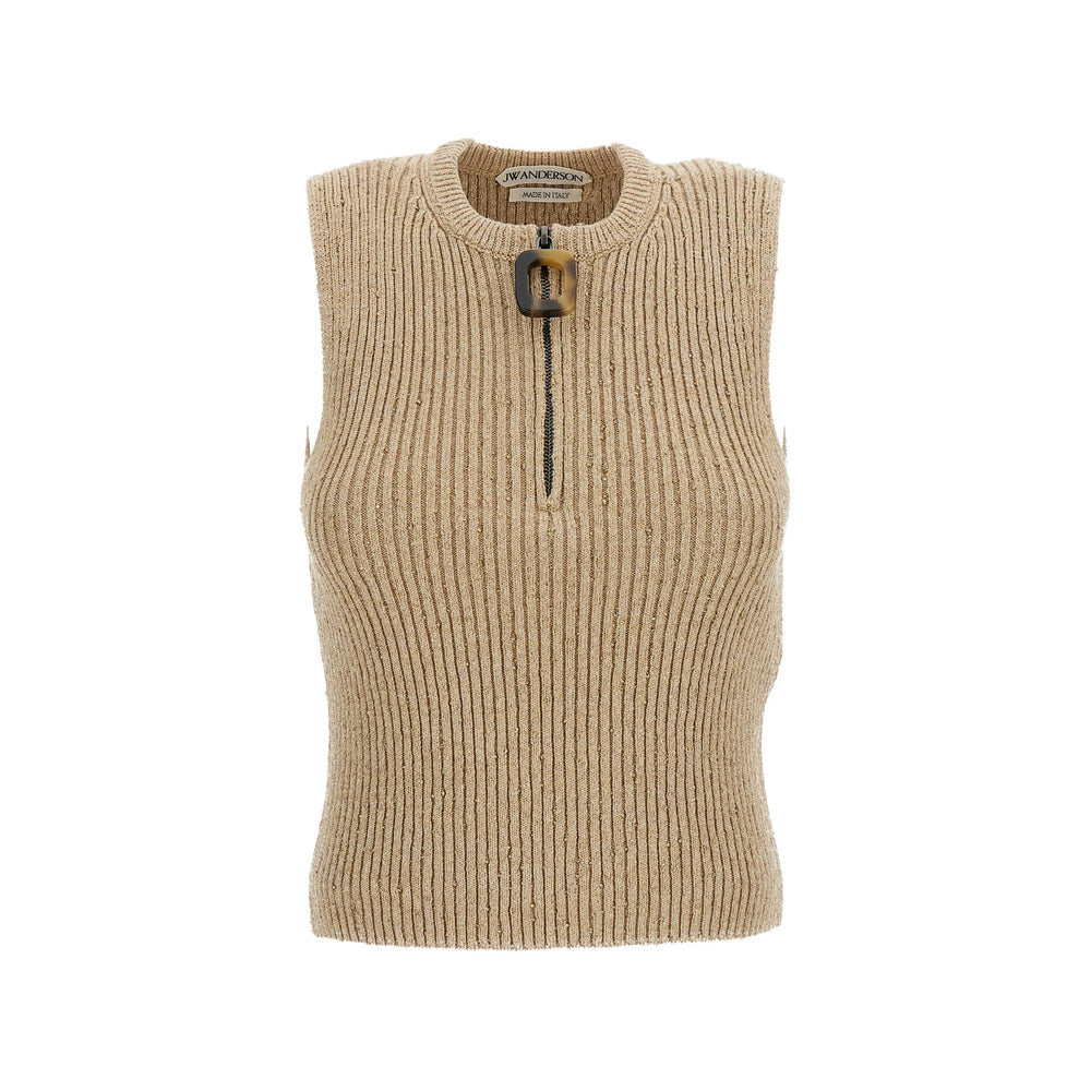Jw Anderson Jw Anderson Neutrals Tops - Vests & Tank Tops Women
