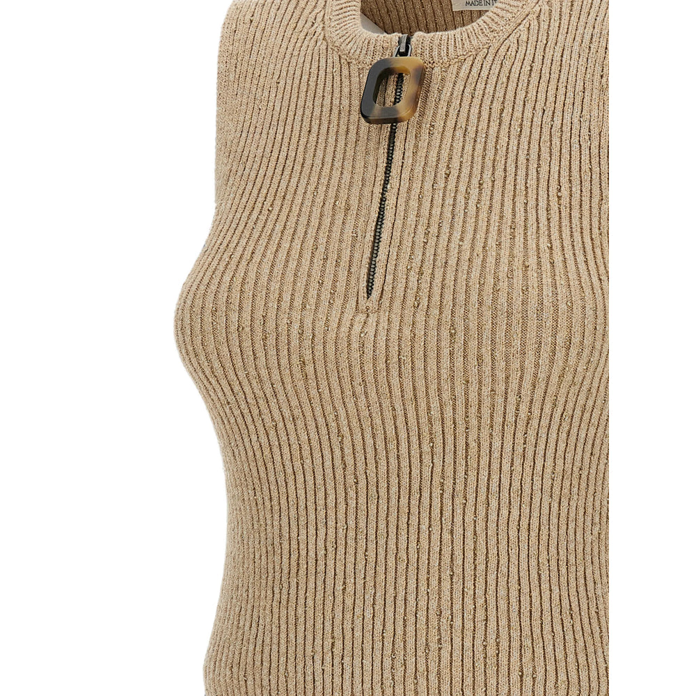 Jw Anderson Jw Anderson Neutrals Tops - Vests & Tank Tops Women