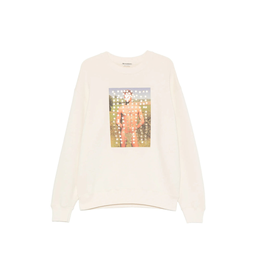 Jw Anderson Neutrals Sweaters & Knitwear - Sweatshirts Men