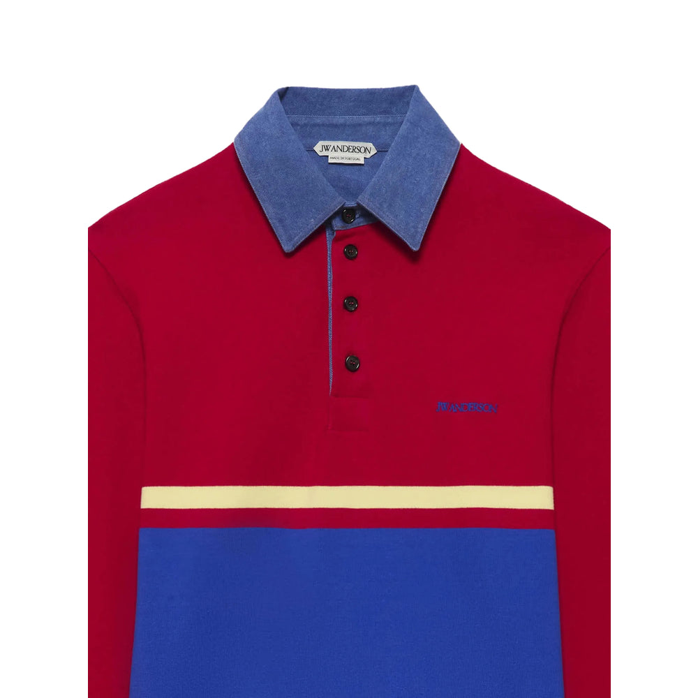 Jw Anderson Red Polo Shirts Men