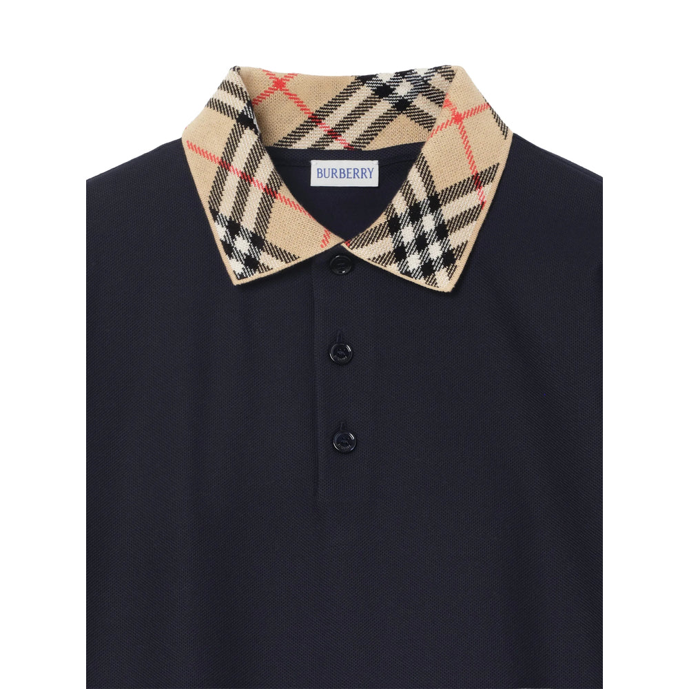 Burberry Blue Polo Shirts Men