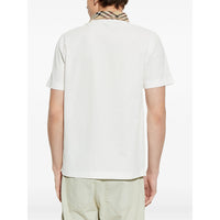 Burberry White Polo Shirts Men