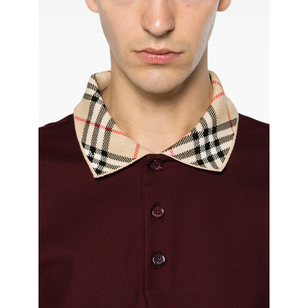 Burberry Red Polo Shirts Men