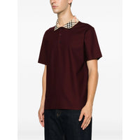Burberry Red Polo Shirts Men