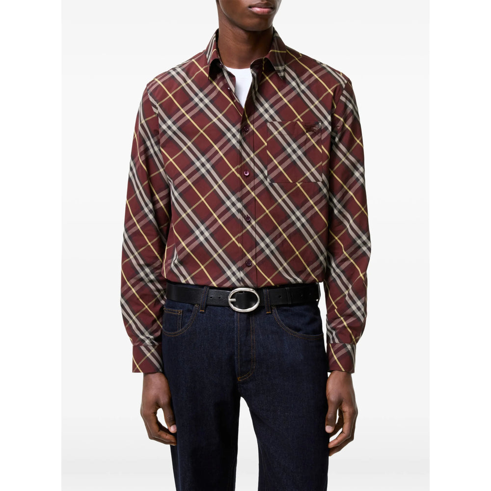 Burberry Red Shirts Men